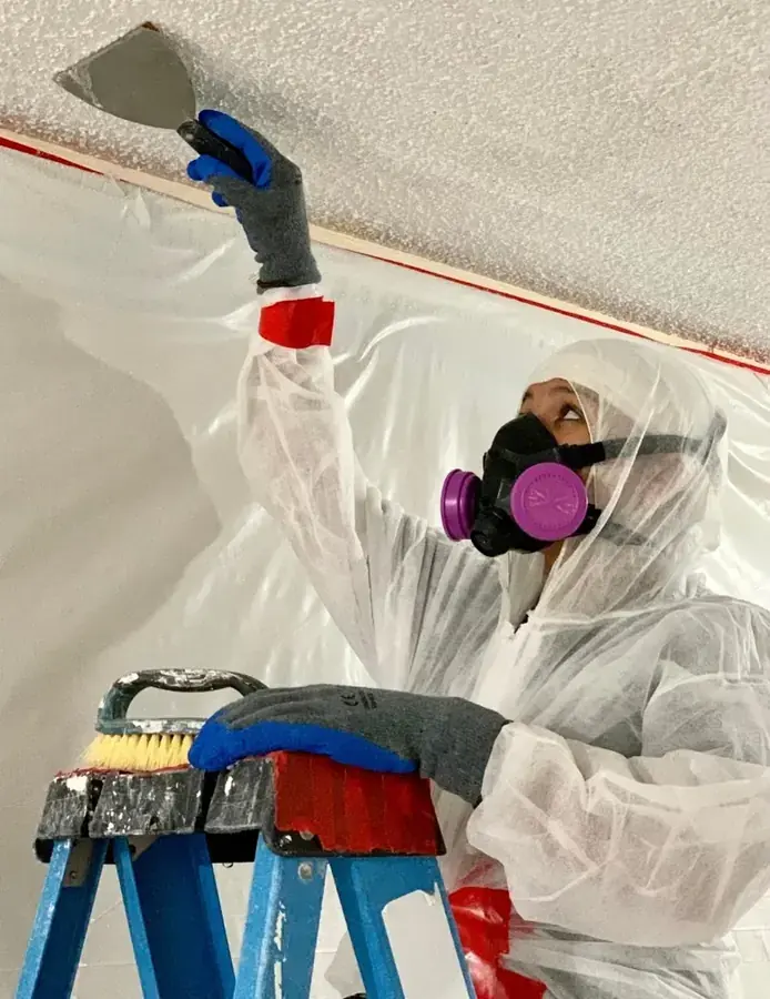 Ceiling leak dried out in an Alexandria condo